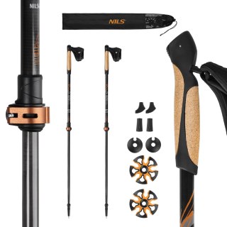 NW8613 KIJE NORDIC WALKING WŁÓKNO WĘGLOWE NILS