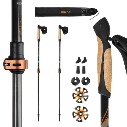 NW8613 KIJE NORDIC WALKING WŁÓKNO WĘGLOWE NILS