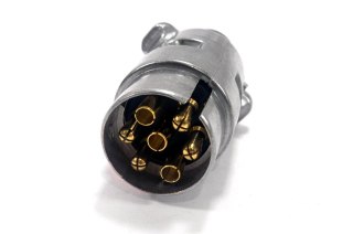 Wtyk wtyczka przyczepy haka aluminiowa 7 pin amio-01255