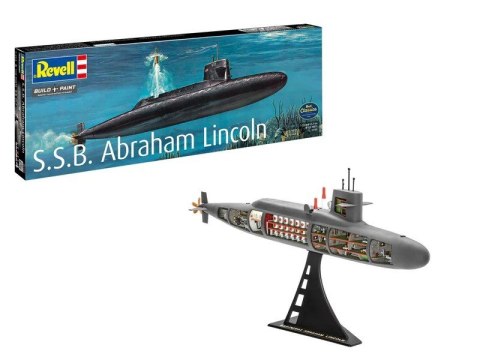Model plastikowy statek s.s.b. abraham lincoln w/in 1/253