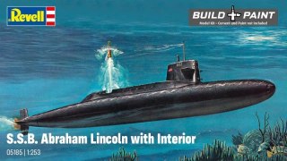 Model plastikowy statek s.s.b. abraham lincoln w/in 1/253