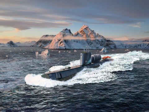 Model plastikowy statek u.s.s. nautilus 1/305