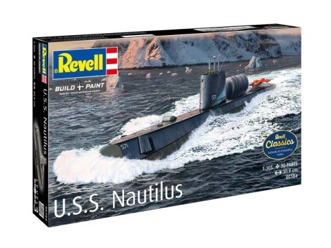 Model plastikowy statek u.s.s. nautilus 1/305