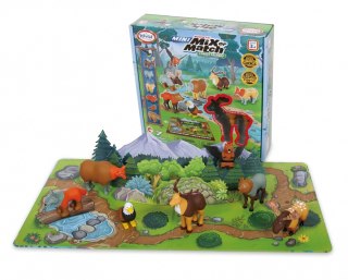 Zestaw malblo magnetic mini zwierzęta leśne