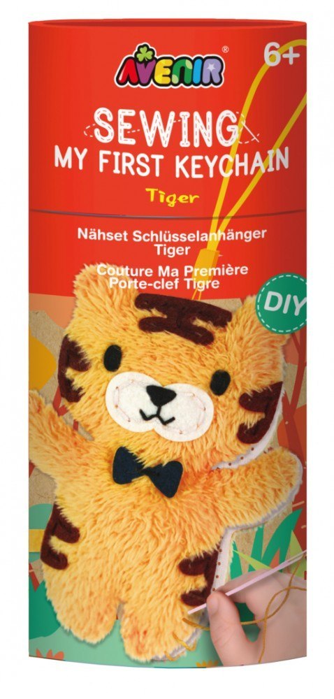 Zestaw uszyj brelok do kluczy - tygrys