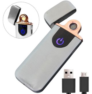 AG773B Zapalniczka usb silver