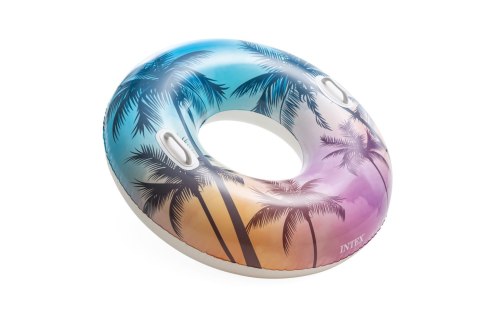 Dmuchane koło do pływania o średnicy 97 cm z uchwytami INTEX 58263 mix wzorów