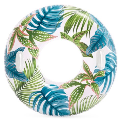 Dmuchane koło do pływania o średnicy 97 cm z uchwytami INTEX 58263 mix wzorów