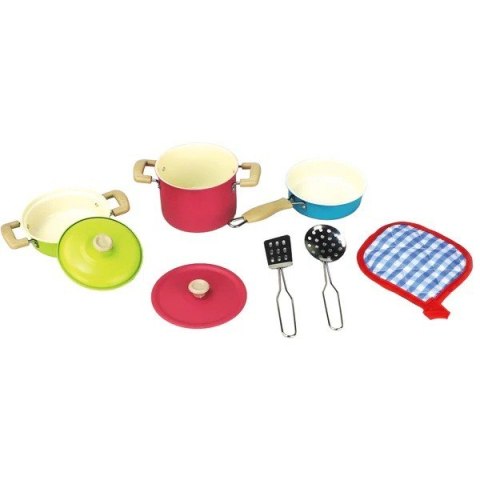 Zestaw garnków metalowych