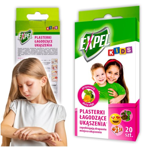 EXPEL Kids - plasterki łagodzące ukąszenia 20szt.