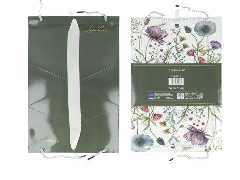 Kpl. 6 torebek ozdobnych - Kwiaty (CARMANI)