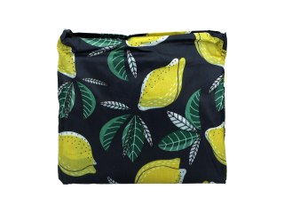 Torba na ramię, składana - cytryny