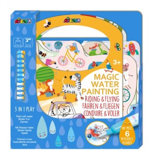 Magiczny obraz wodny - jazda konna i latanie