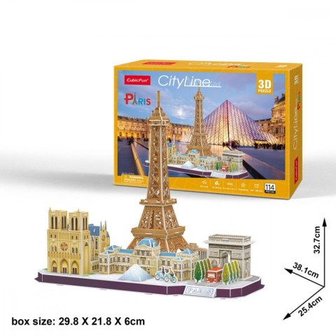 Puzzle 3d city line paris
