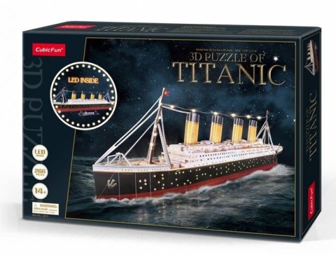 Puzzle 3d titanic led