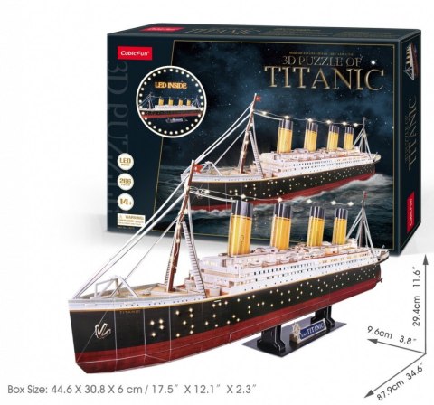 Puzzle 3d titanic led