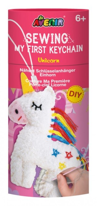 Zestaw kreatywny uszyj brelok do kluczy - jednorożec