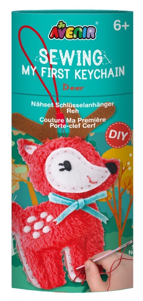 Zestaw kreatywny uszyj brelok do kluczy - jeleń