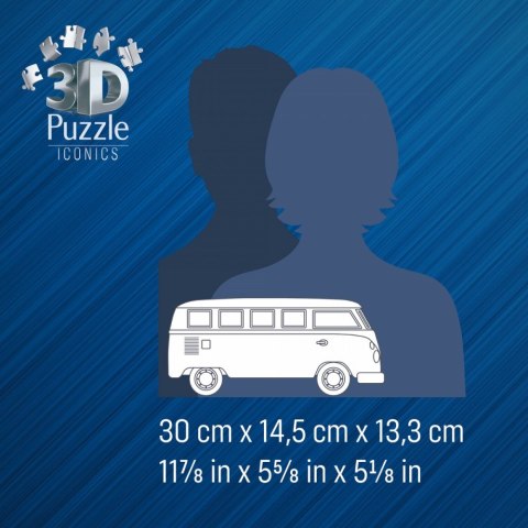 Puzzle 3d samochód volkswagen t1