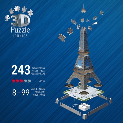Puzzle 3d wieża eiffla