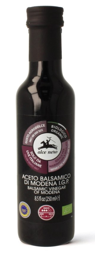 OCET BALSAMICZNY Z MODENY FILTROWANY BIO 250 ml - ALCE NERO