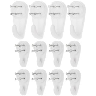 Haczyk szpilkowy wieszak do betonu drewna ściany zawieszka zestaw 12 sztuk