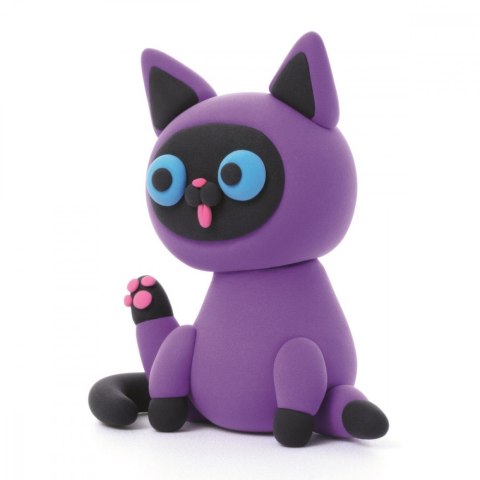 Masa plastyczna hey clay figurka puchate zwierzaki, kot syjamski