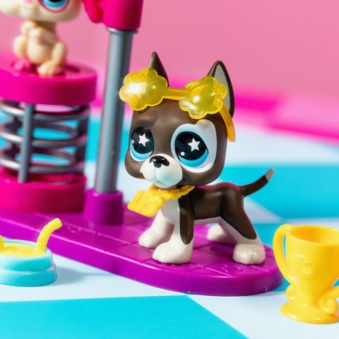 Zestaw figurek littlest pet shop g7 s3 disco z 3 figurkami