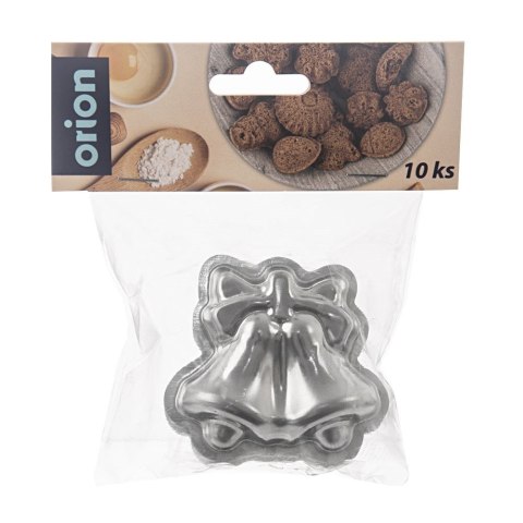 Foremka stalowa na ciasteczka pierniki dzwonek 10 szt.