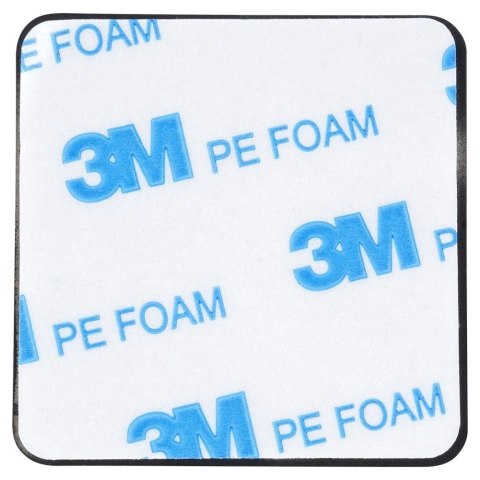 Haczyk wieszak samoprzylepny stalowy czarny 4 szt.