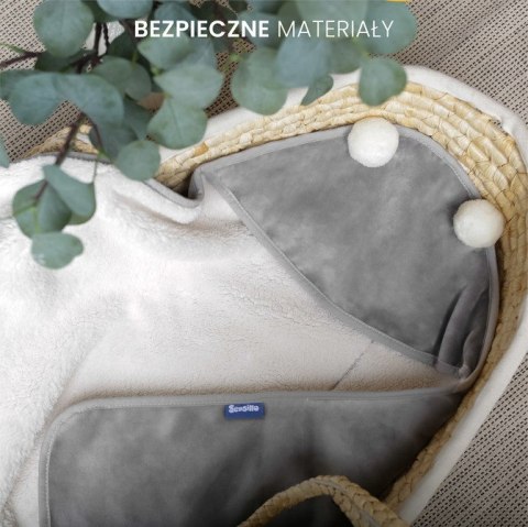 OTULACZ DO FOTELIKA PLUSZ BARANEK 75X75 BEŻOWY