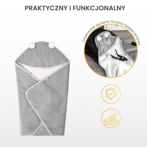 OTULACZ DO FOTELIKA PLUSZ BARANEK 75X75 BEŻOWY