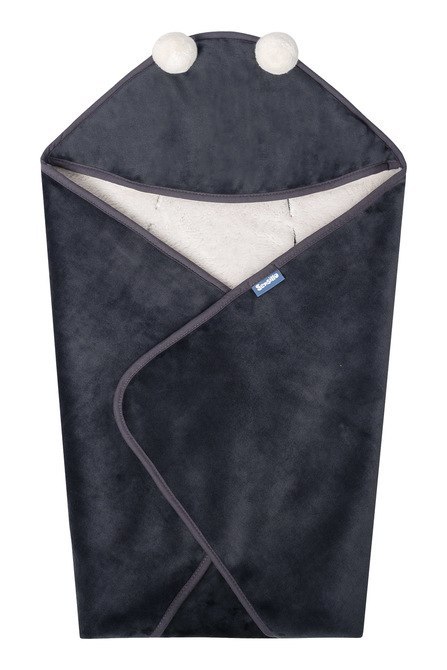 OTULACZ DO FOTELIKA PLUSZ BARANEK 75X75 GRAFITOWY