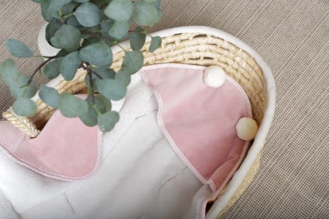 OTULACZ DO FOTELIKA PLUSZ BARANEK 75X75 RÓŻOWY