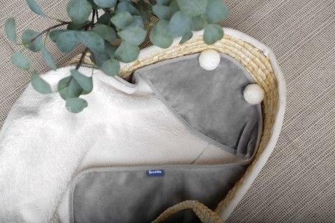 OTULACZ DO FOTELIKA PLUSZ BARANEK 75X75 SZARY